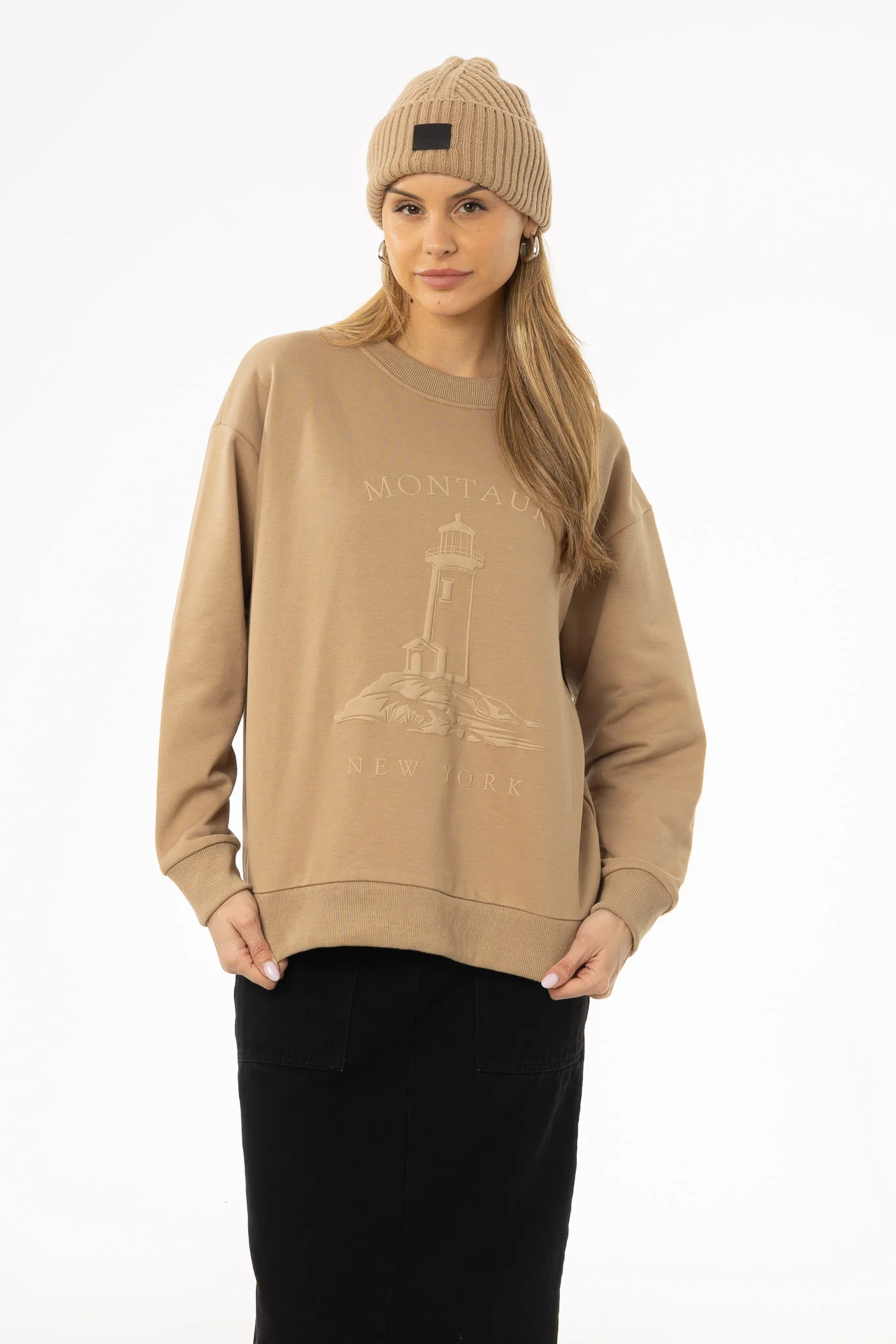 Tan Graphic Sweatshirt - Image 2