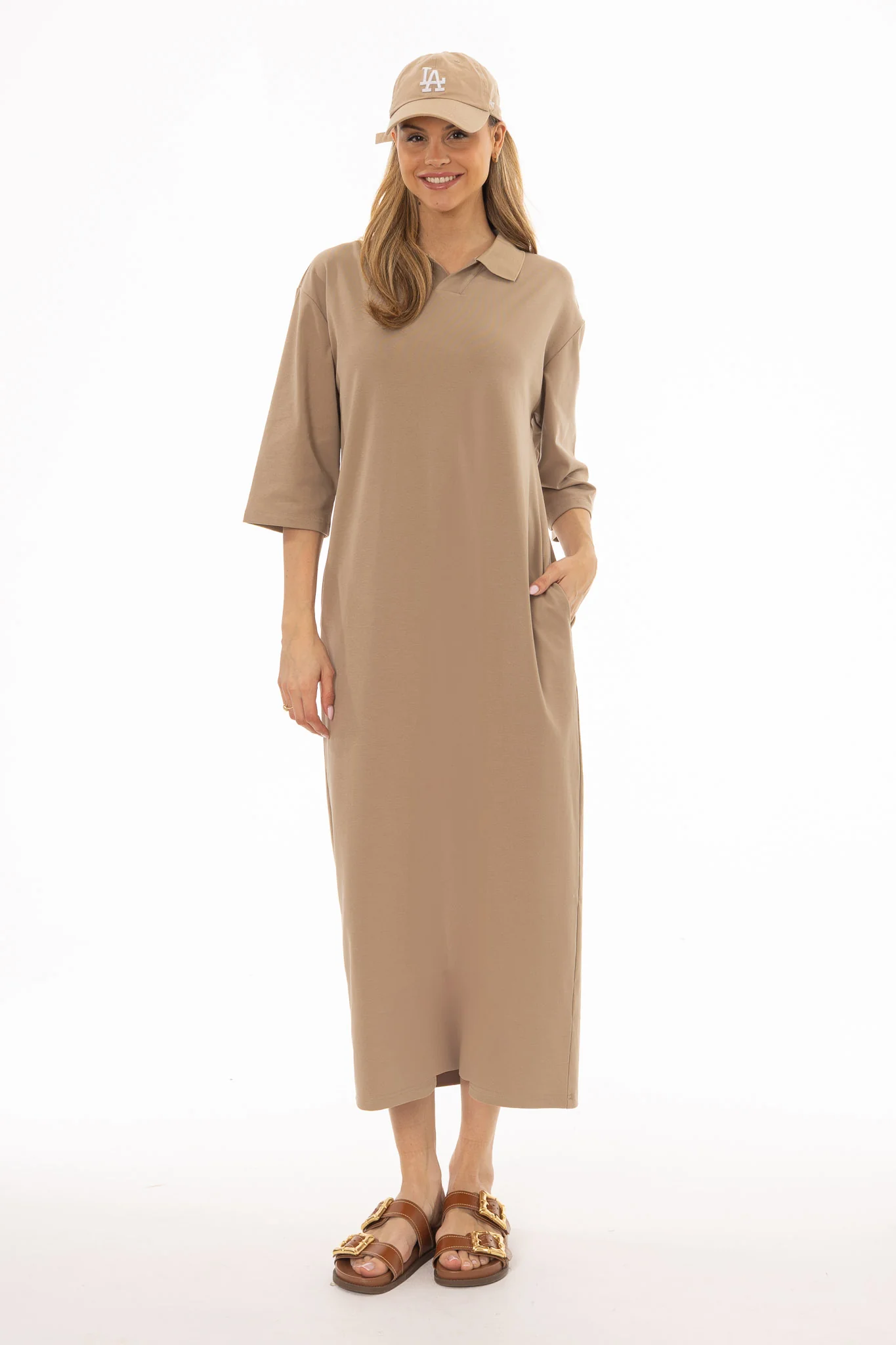 Tan Polo Dress - Image 5