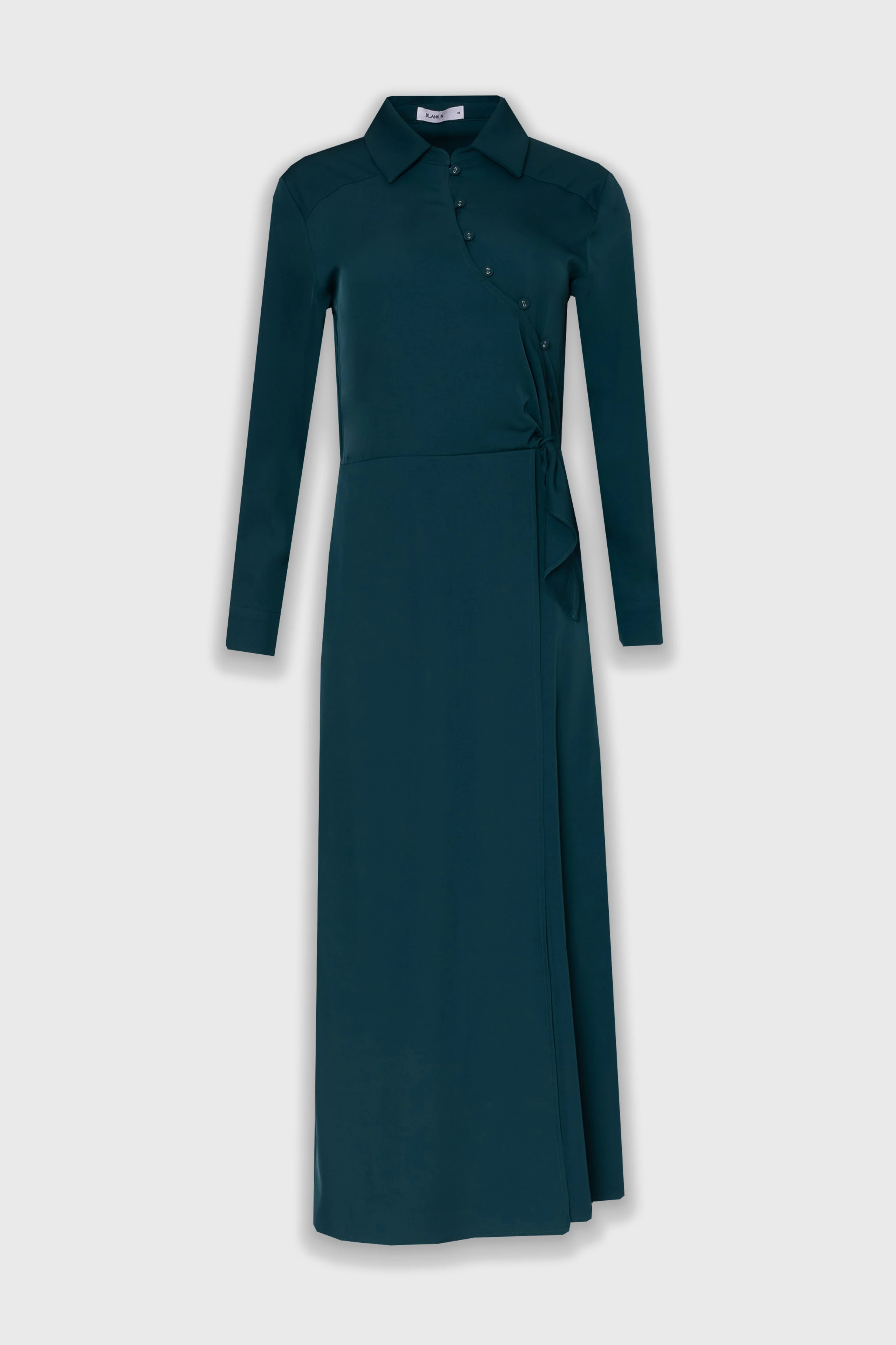 Teal Button Side Loop Maxi Dress - Image 6
