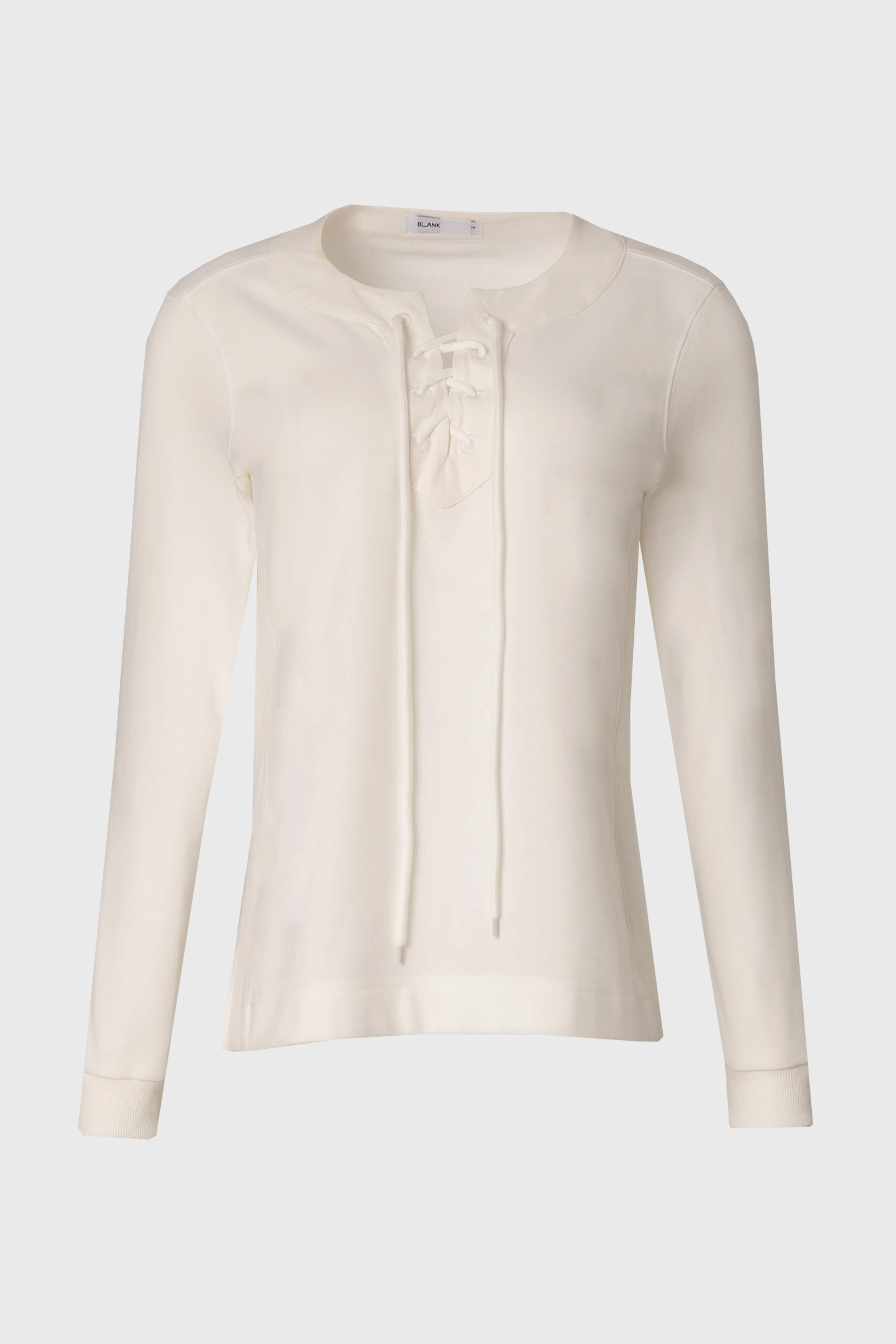 White Classic Crew Tie T-Shirt - Image 5