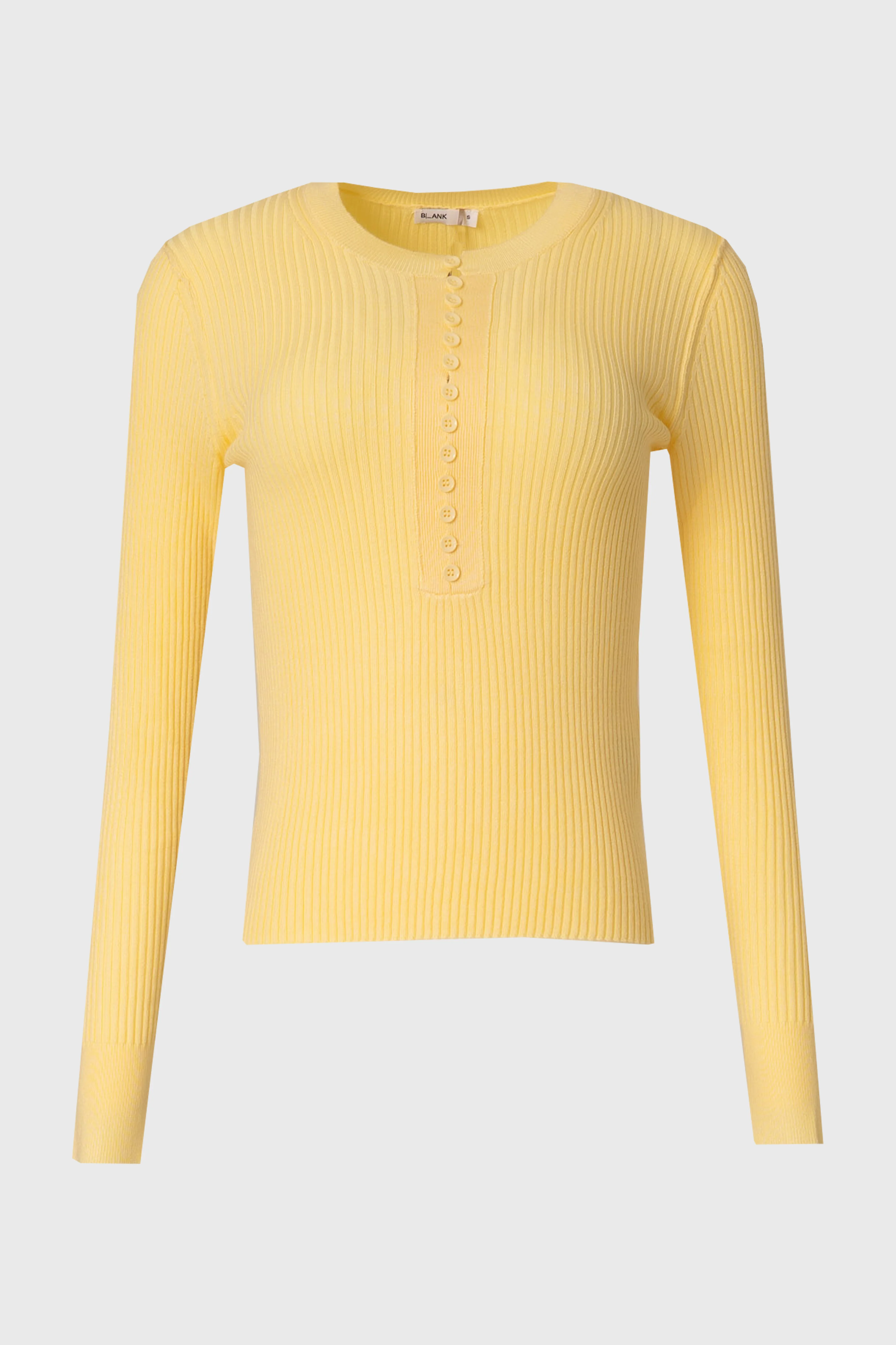 Yellow Button Knit Top - Image 6