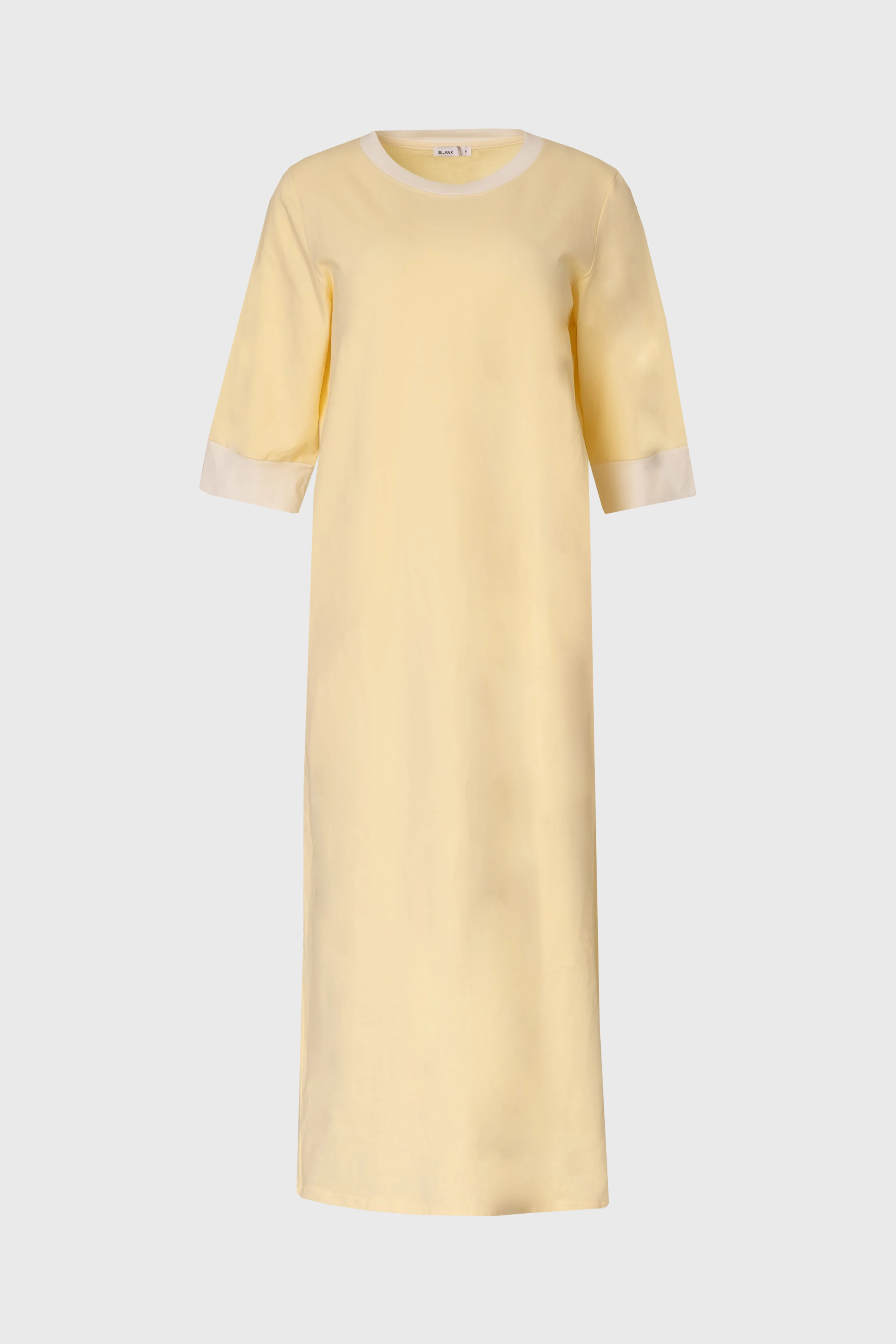 Yellow Contrast T-Shirt Dress - Image 6