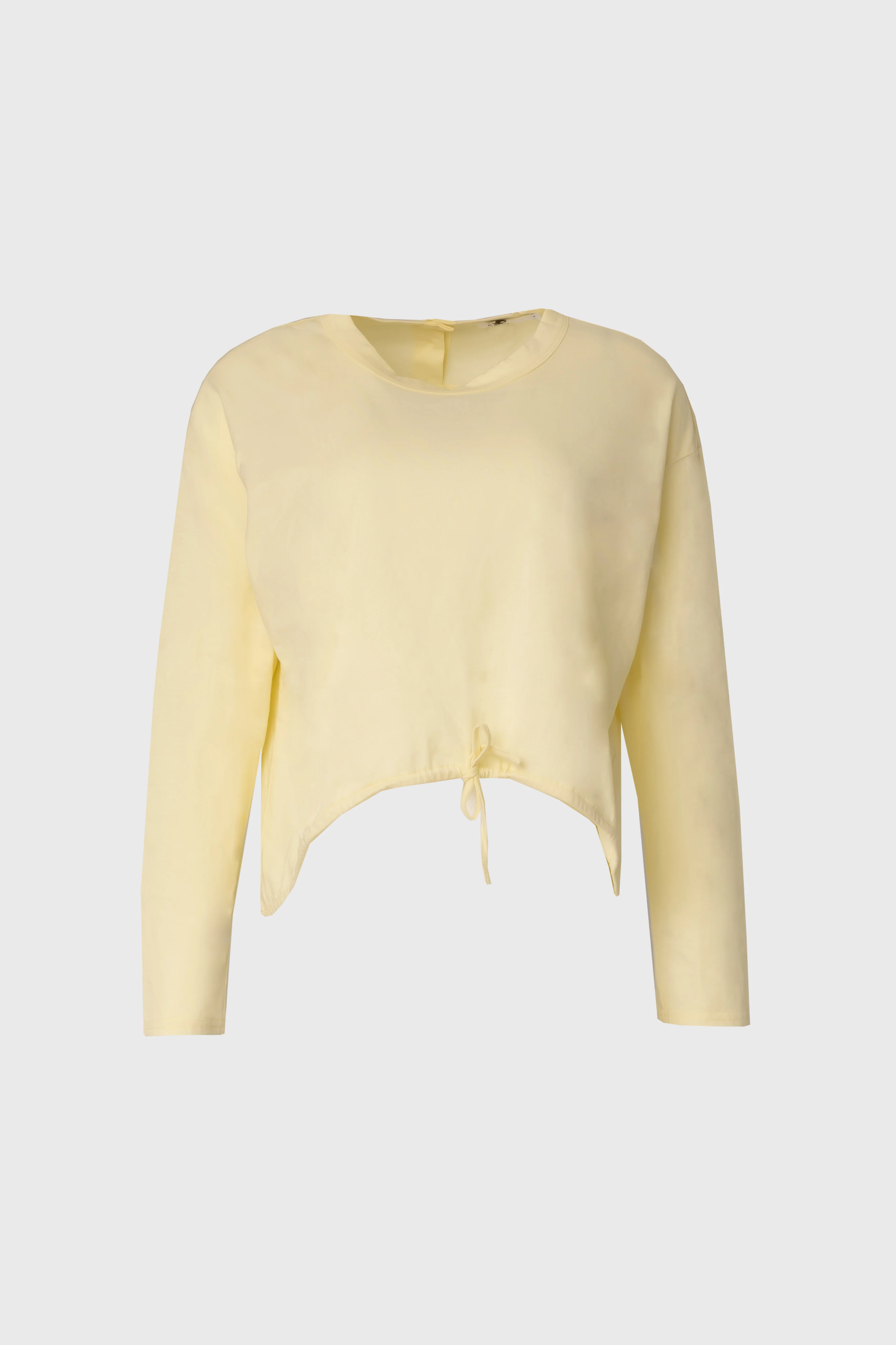 Yellow High Low Drawstring Tee - Image 5
