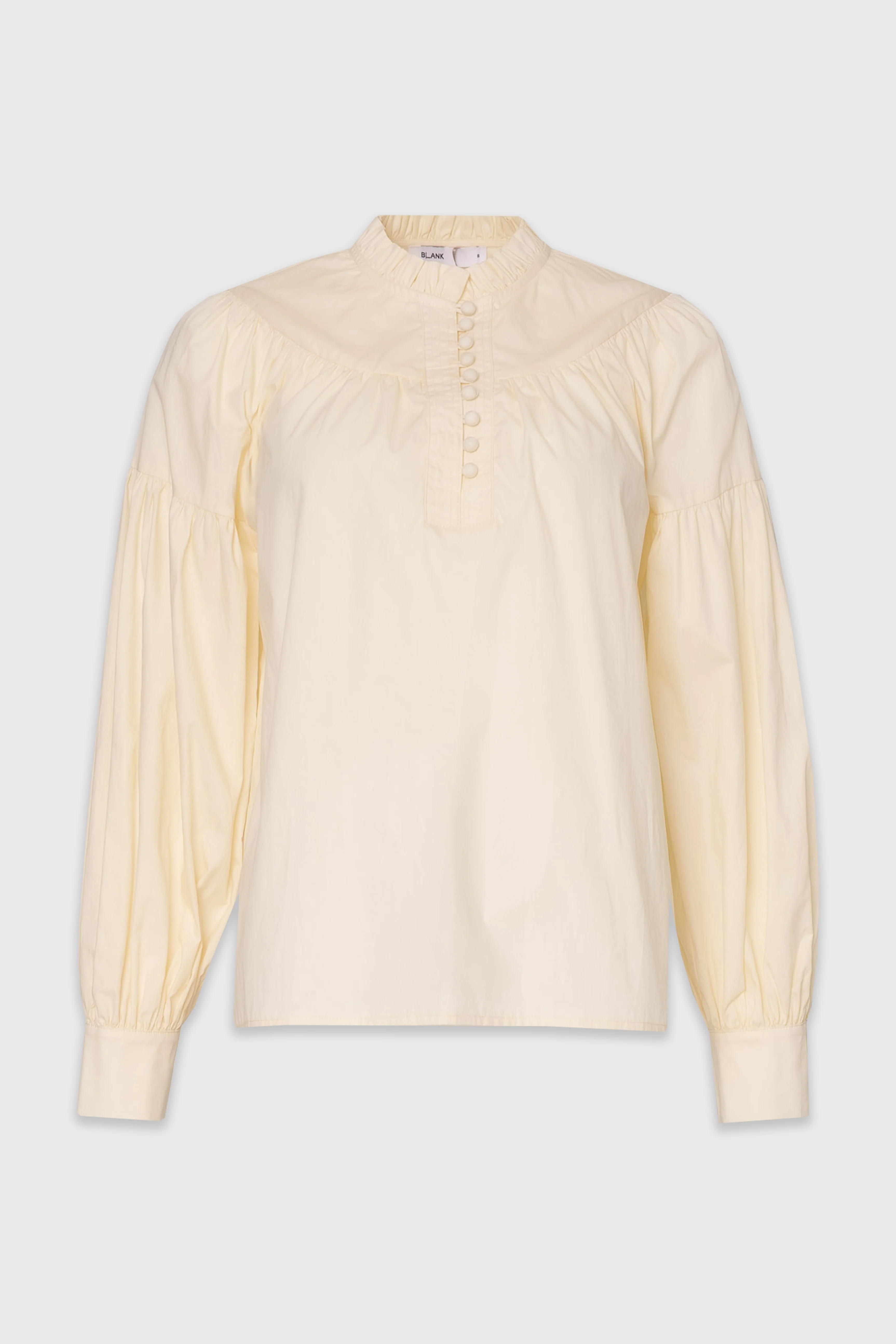 Yellow Pintuck Ruffle Blouse - Image 6